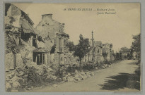 REIMS. 18. Reims en ruines - Boulevard Jamin Jamin Boulevard.
ReimsL. Michaud (51 - ReimsJ. Bienaimé).Sans date