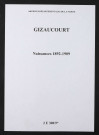 Gizaucourt. Naissances 1892-1909