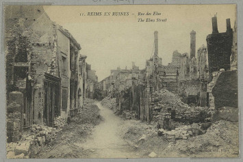 Rue des élus à Reims, Première Guerre mondiale (2 Fi 454/2956)