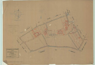 Essarts-lès-Sézanne (Les) (51235). Section D2 échelle 1/1250, plan mis à jour pour 01/01/1933, non régulier (calque)