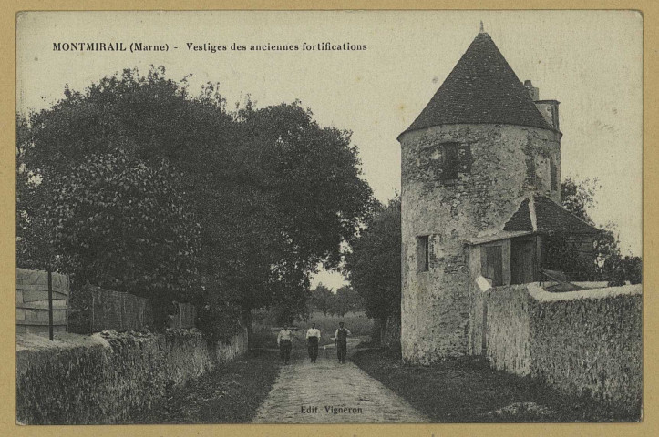 MONTMIRAIL. Vestiges des anciennes fortifications.
Édition Vigneron.[vers 1914]