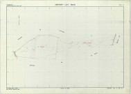 Montmort-Lucy (51381). Section ZA échelle 1/2000, plan remembré pour 01/01/1980, plan régulier de qualité P5 (papier armé)