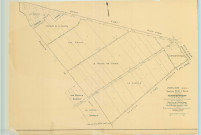 Thillois (51569). Section X1 échelle 1/2500, plan renouvelé pour 1954, plan régulier (papier).