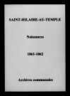 Saint-Hilaire-au-Temple. Naissances 1861-1862