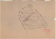 Dampierre-au-Temple (51205). Tableau d'assemblage échelle 1/10000, plan mis à jour pour 1933, plan non régulier (papier)