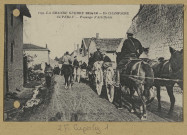 CUPERLY. 1199-La Grande Guerre 1914-16 en Champagne-Cuperly-Passage d'Artillerie / Express, photographe.
(75 - ParisPhototypie Baudinière).[vers 1917]