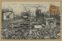 ÉCRIENNES. Bataille de la Marne (6 au 12 sept 1914). Ecriennes, près de Vitry-le-François / A. Humbert, photographe à Saint-Dizier.