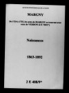 Margny. Naissances 1863-1892