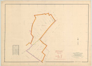 Ambrières (51008). Section X échelle 1/2000, plan remembré pour 1956, plan régulier (papier)