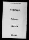 Moiremont. Naissances 1826-1870