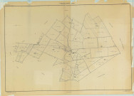 Val-des-Marais (51158). Morains (51383). Tableau d'assemblage échelle 1/5000, plan remembré pour 1971, plan régulier (papier)