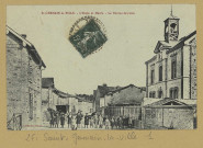 SAINT-GERMAIN-LA-VILLE. L'École et mairie, le bureau de poste.Collection Rumé
