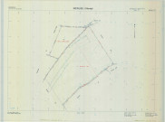 Noirlieu (51404). Section ZV échelle 1/2000, plan remembré pour 1979 (extension sur Somme-Yévre section ZL), plan régulier (calque)