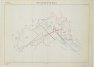 Conflans-sur-Seine (51162). Tableau d'assemblage échelle 1/5000, plan remembré pour 01/01/2000 (papier)