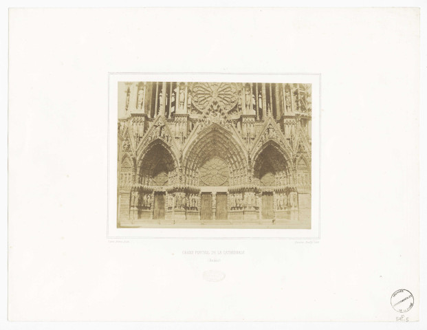 REIMS. Grand Portail de la cathédrale