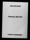 Ablancourt. Naissances 1863-1872