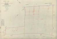 Pocancy (51435). Section ZB 1 échelle 1/2000, plan remembré pour 1958, plan régulier (papier armé)