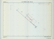 Grandes-Loges (Les) (51278). Section YX échelle 1/2000, plan remembré pour 2004 (remembrement intercommunal de la Plaine Champenoise), plan régulier (calque)