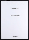 Margny. Décès 1893-1929