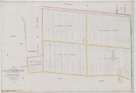 Beaumont-sur-Vesle (51044). Section V1 2 échelle 1/1250, plan remembré pour 1922, plan régulier (papier).