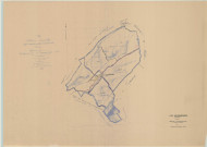 Lisse-en-Champagne (51325). Tableau d'assemblage échelle 1/10000, plan mis à jour pour 1958, plan non régulier (papier)