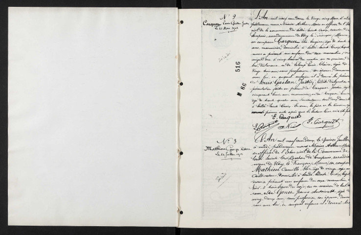 Soudé-Sainte-Croix. Naissances, mariages, décès 1902-1909 (reconstitutions)