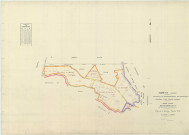 Arrigny (51016). Section YC échelle 1/2000, plan remembré pour 1953 (extension du remembrement de Larzicourt), plan régulier (papier)