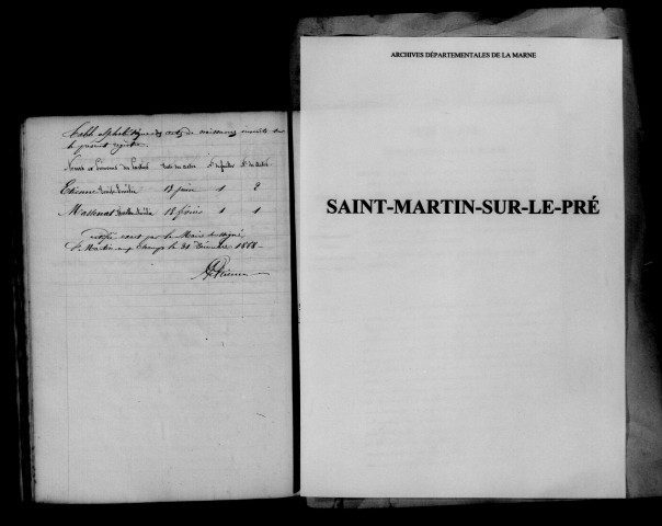 Saint-Martin-aux-Champs. Naissances 1868