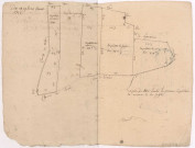 Arpentage des terres de Madame l'Abbesse d'Avenay, terroir d'Avenay lieudit La Garenne, 1755.