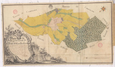 Plan du village et terroir de Fresnes, en Tardenois (1759), Pierre Villain