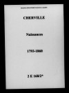 Cherville. Naissances 1793-1860