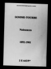 Somme-Tourbe. Naissances 1892-1901