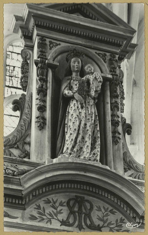 CORROY. 5-L'ÉgliseNotre-Dame de Corroy. La Vierge du pèlerinage, chef d'œuvre du XVe siècle. (21 - Dijon imp. Combier CIM). [vers 1963]  CIM 