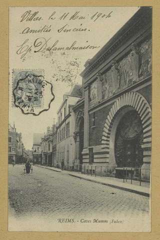 REIMS. Caves Mumm (Jules) - rue de Mars.