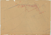 Bouy (51078). Section F3 échelle 1/1000, plan mis à jour pour 1934 (section F3 partie 1/4), plan non régulier (papier)
