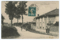 SAINTE-MARIE-DU-LAC-NUISEMENT. Blaise-sous-Hauteville. Route d'Hauteville. Café Guillet / Humbert, Photog.
Édition Guillet.1616