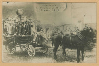 CONDÉ-SUR-MARNE. Cavalcade de Condé-sur-Marne 17 mars 1912.