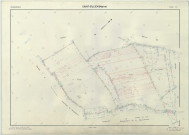 Saint-Eulien (51478). Section ZD échelle 1/2000, plan remembré pour 1975, plan régulier (papier armé)