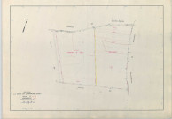 Croix-en-Champagne (La) (51197). Section ZI échelle 1/2000, plan remembré pour 1963, plan régulier (papier armé)
