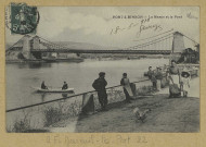 MAREUIL-LE-PORT. Port-à-Binson. La Marne et le Pont.
Édition Heurteaux.[vers 1910]