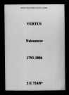 Vertus. Naissances 1793-1806