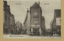 REIMS. Reims avant la Grande Guerre - Rue Henri IV, rue de Mars.
ÉpernayThuillier.Sans date
