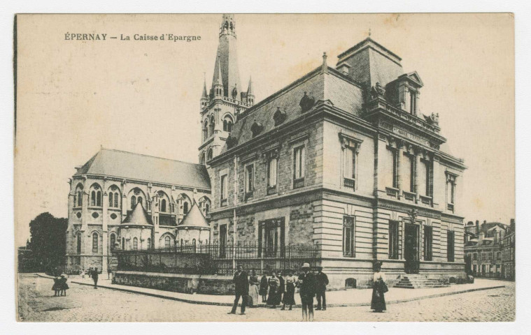 ÉPERNAY. La Caisse d'Epargne.
J. Bourgogne, Imp.-Édit1917