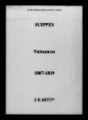 Suippes. Naissances 1807-1819