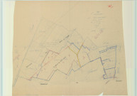 Bazancourt (51043). Section W1 échelle 1/2500, plan mis à jour pour 1956, plan non régulier (papier).