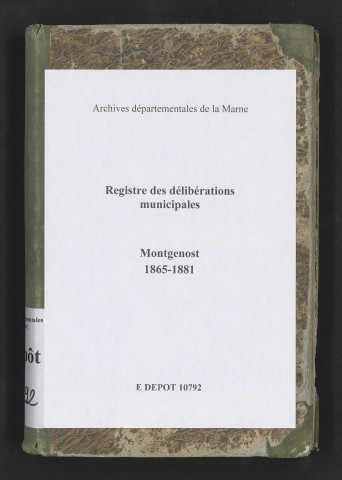 Délibérations municipales.