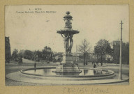 REIMS. 8. Fontaine Bartholdi, place de la République / S.D.T.