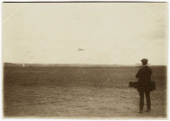 Latham et deux biplans en panne, août 1909