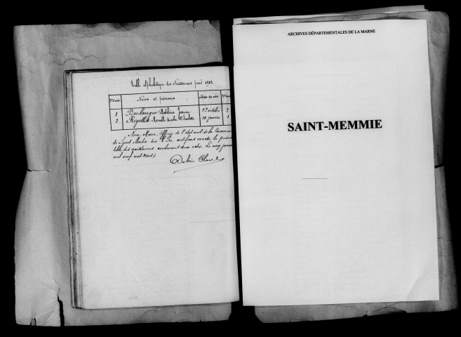 Saint-Martin-sur-le-Pré. Naissances 1902