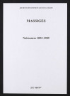 Massiges. Naissances 1892-1909